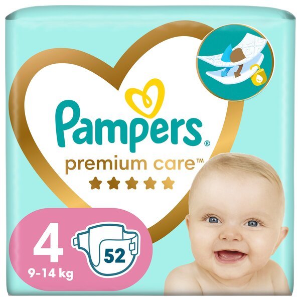Акція на Подгузники Pampers Premium Care Maxi 9-14кг 52шт від MOYO