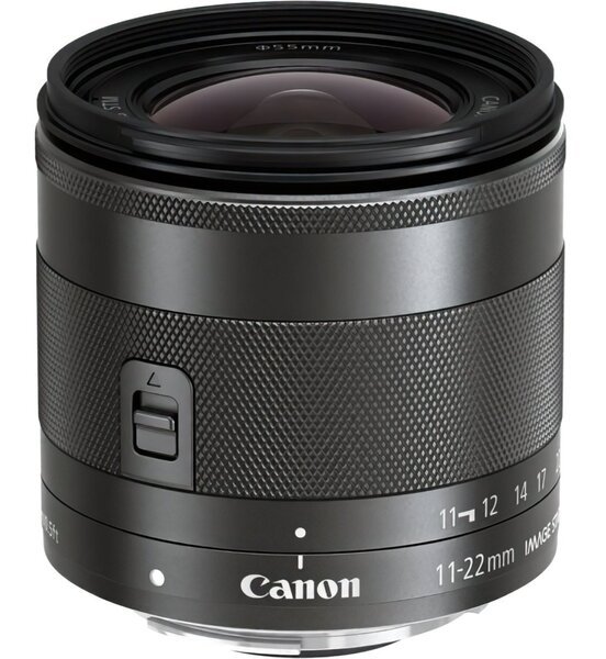 Акція на Объектив Canon EF-M 11-22 f/4.0-5.6 IS STM (7568B005) від MOYO