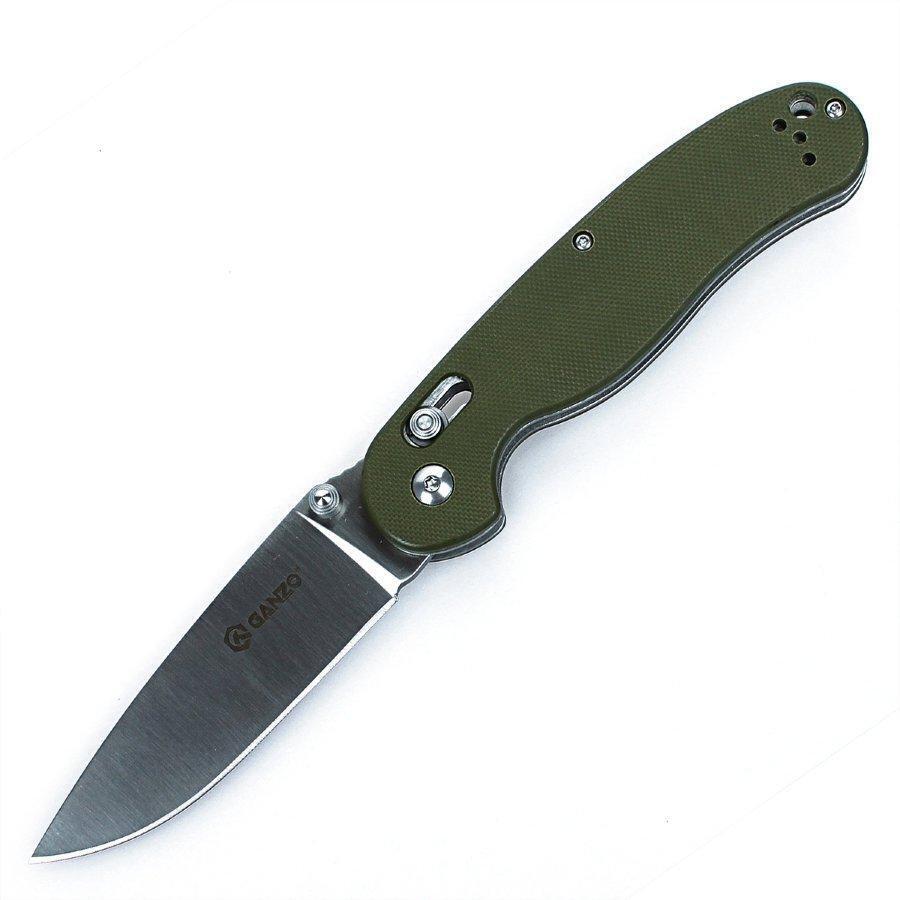 Нож складной Ganzo G727M зеленый фото 