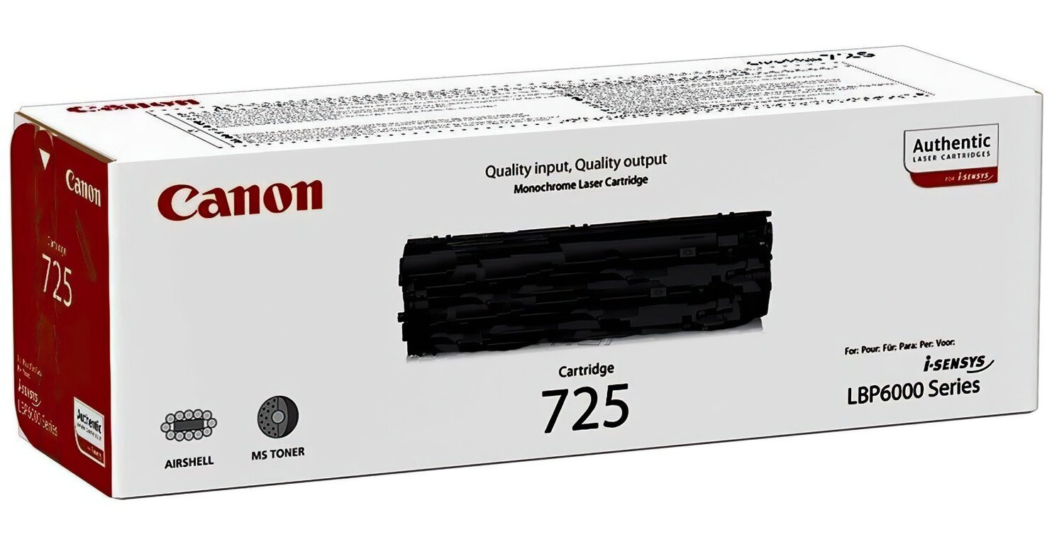 Картридж лазерний Canon 725 LBP-6000 black (3484B002) фото