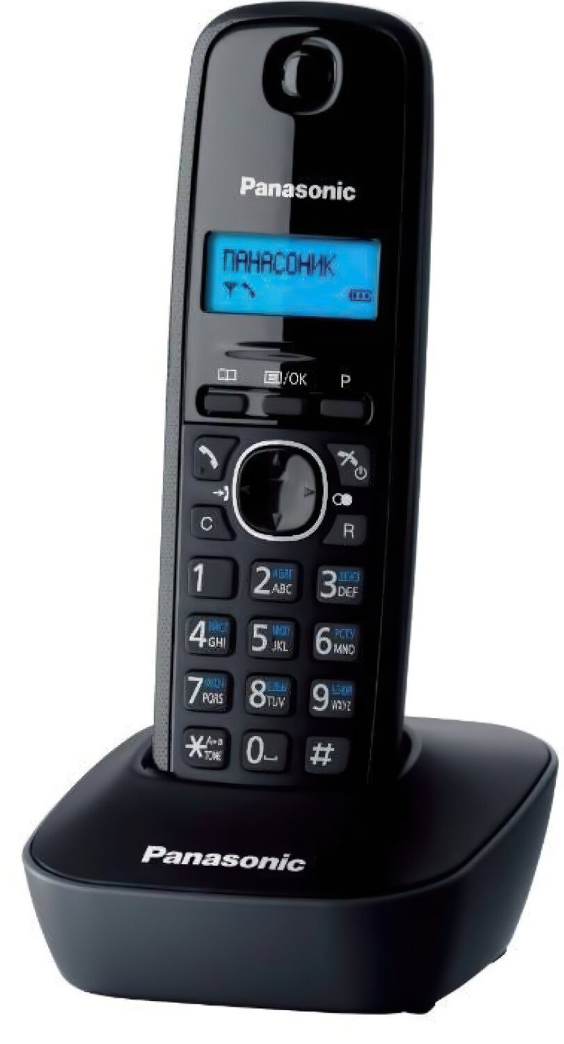 Телефон Dect Panasonic KX-TG1611UAH Grey фото 