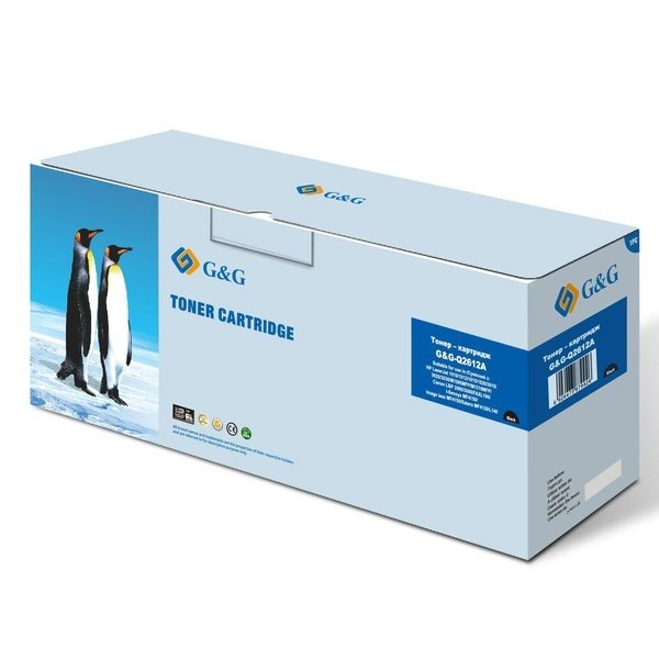 

Картридж G&G для HP LJ 1010/1012/1020/1022 Black (G&G-Q2612A)