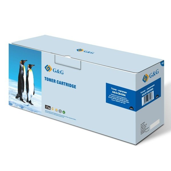 

Картридж G&G для HP LJ P1505/M1120/1522 series Black (G&G-CB436A)