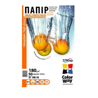 Папір ColorWay глянц. 180г/м, 10x15 PG180-50 карт.уп. (PG1800504R)