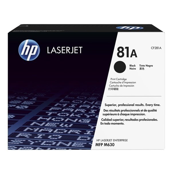 Картридж лазерный HP 81A LJ M604n/dn/M605n/dn/x/M606n/dn/x/ M630h/f/dn/z Black (CF281A) фото1