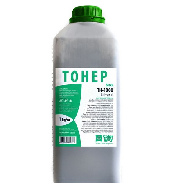 Тонер лазерний Colorway HP LJ 1000/1010/1200/2100/AX, 2.5kg bottle (TH-1000-2.5B) фото1