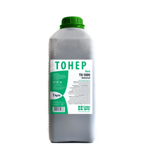 Тонер лазерний Colorway HP LJ 1000/1010/1200/2100/AX, 0.5kg bottle (TH-1000-0.5B) фото1