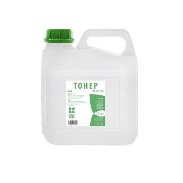 Тонер лазерний Colorway HP LJ P1005/P1505, 2.5kg Universal bottle (TH-1005-2.5B) фото1