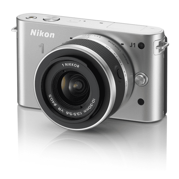 Фотоаппарат NIKON 1 J1 + 10-30mm VR Silver (VVA154K001) фото 