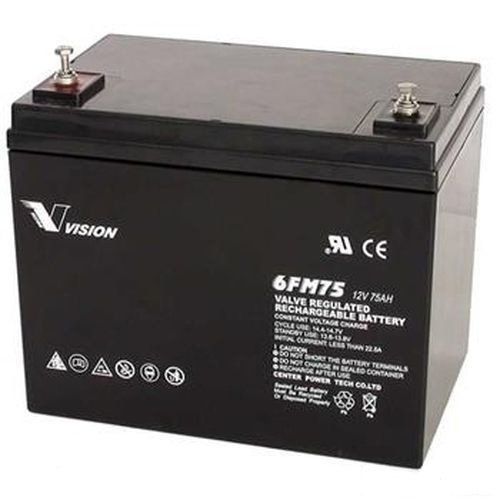 

Аккумуляторная батарея Vision 12V 75Ah