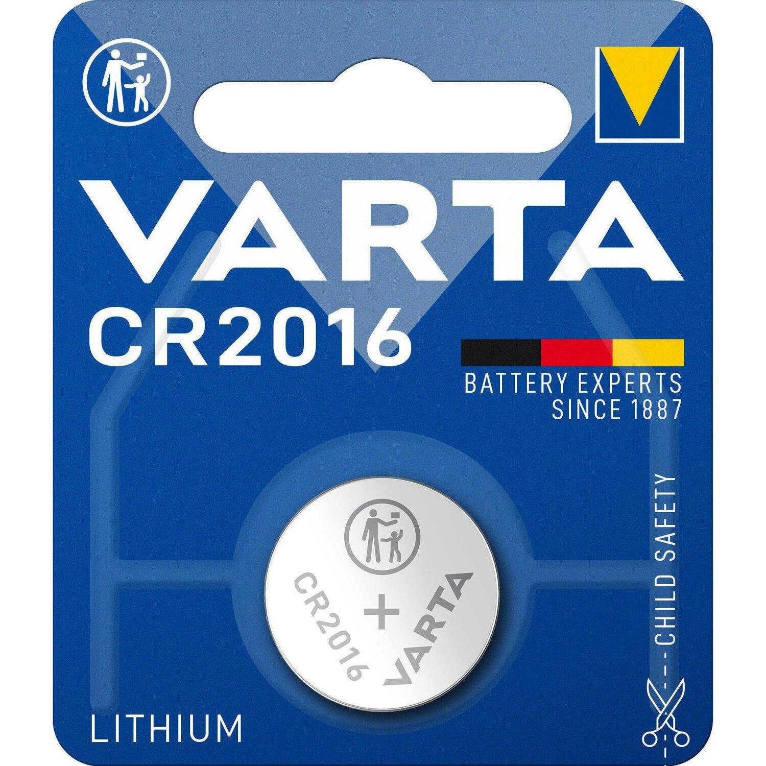 Батарейка VARTA Lithium CR2016 BLI 1 (06016101401)фото