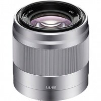 Объектив Sony E 50 mm f/1.8 OSS Silver (SEL50F18.AE)