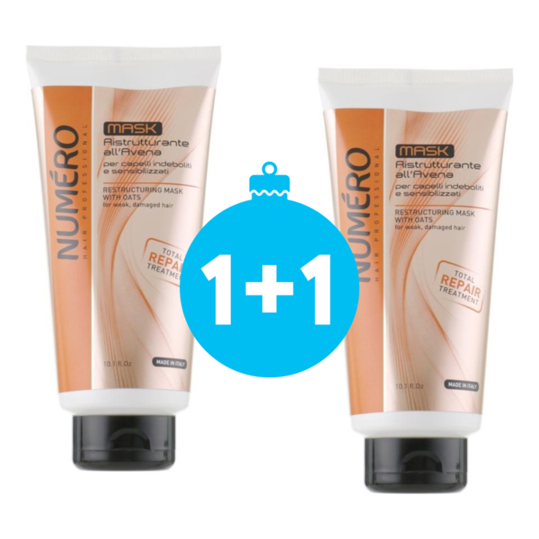 

Маска для волос восстанавливающая Brelil Numero с экстрактом овса 300мл