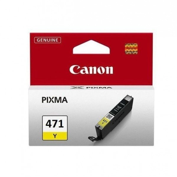 Акція на Картридж струйный CANON CLI-471Y PIXMA MG5740/MG6840 Yellow (0403C001) від MOYO