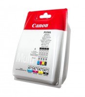  Картридж струменевий CANON CLI-471 Cyan/Magenta/Yellow/Black Multi Pack (0401C004) 