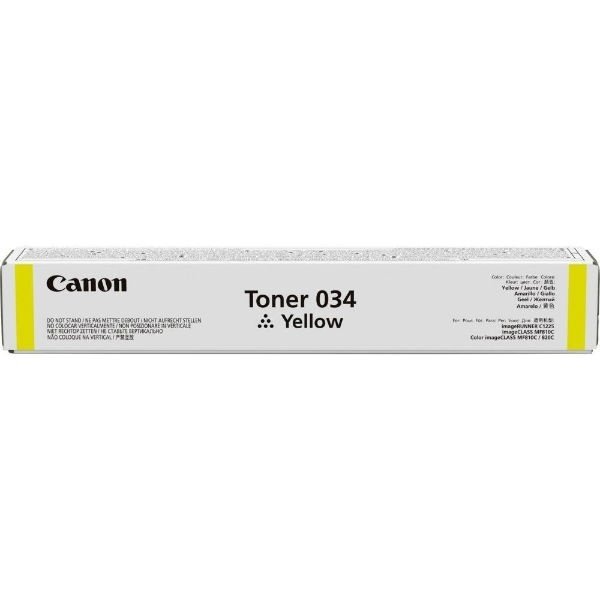 Тонер-картридж лазерный Canon 034 iRC1225 Yellow (9451B001) фото 1
