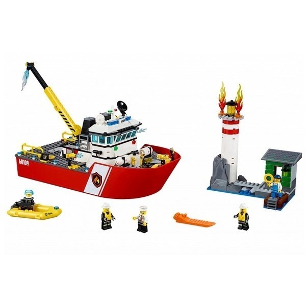 LEGO 60109 City Пожарный катер фото 1
