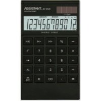 Калькулятор електронний Assistant 12-розрядний (AC-2326 black)