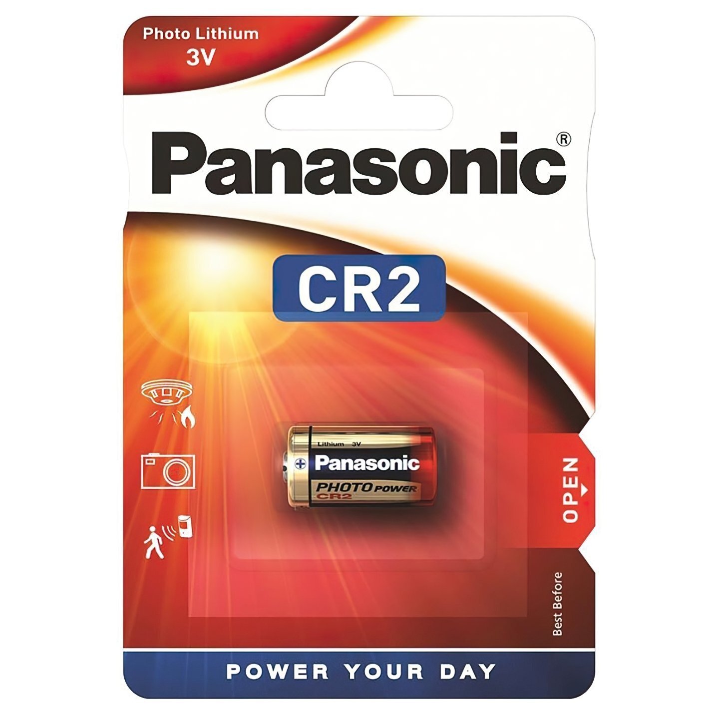 Батарейка Panasonic CR-2L BLI 1 Lithium (CR-2L/1BP) фото 