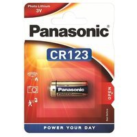 Батарейка Panasonic CR 123 BLI 1 Lithium (CR-123AL/1BP)