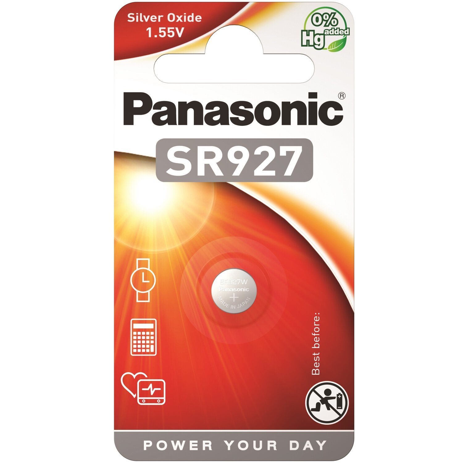 Батарейка Panasonic SR 927 BLI 1 (SR-927EL/1B)фото