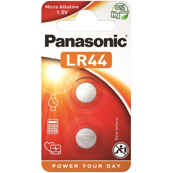 Акція на Батарейка Panasonic LR44 BLI 2 (LR-44EL/2B) від MOYO
