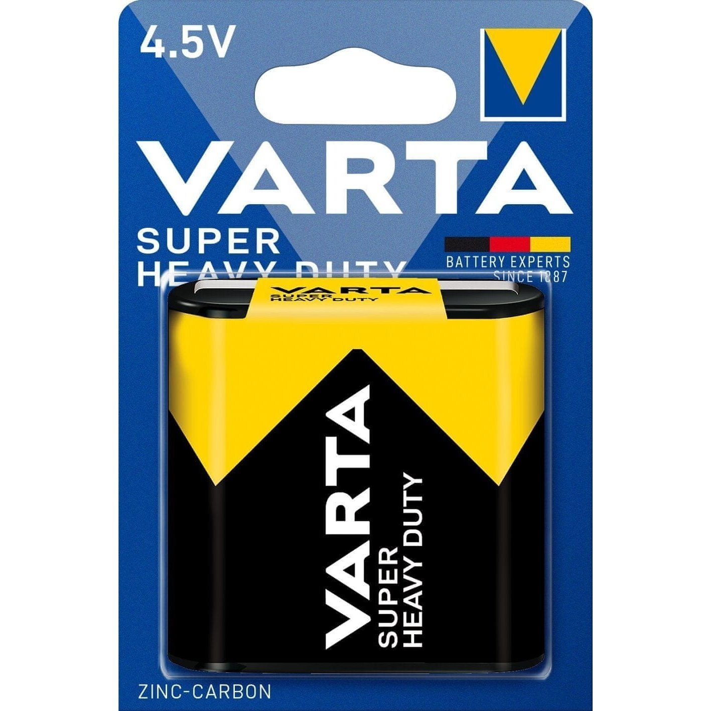 Батарейка VARTA Super Heavy Duty Zink-Carbon 3R12P плівка 1 (02012101301)фото1