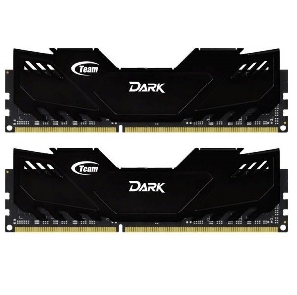 Память для ПК TEAM GROUP 16Gb DDR3 2133MHz Dark Series Black (2x8GB) (TDKED316G2133HC10QDC01) фото 1