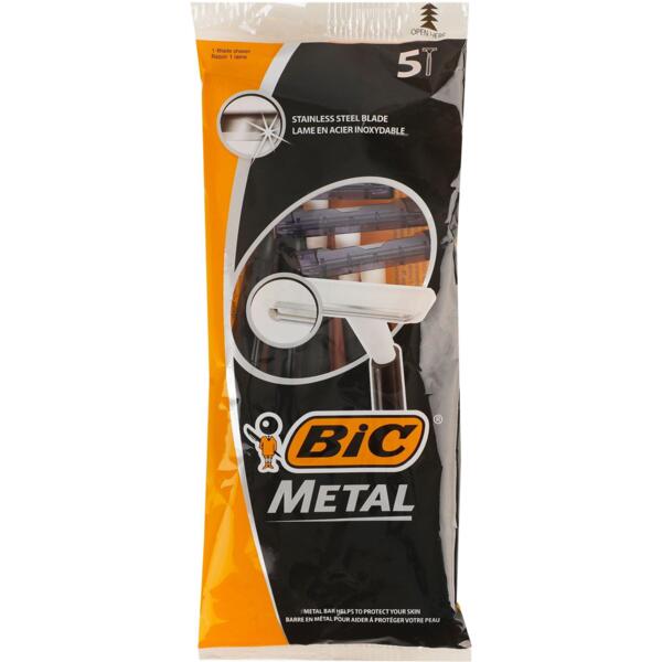 

Бритва без сменных картриджей Bic Metal 5шт