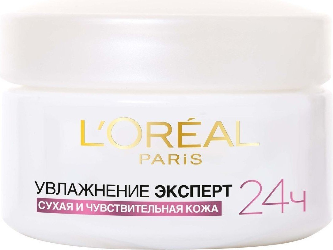Крем для лица L&#039;Oreal Paris Увлажнение Эксперт для сухой и чувствительной кожи 50мл фото 