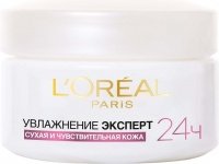 Крем для лица L'Oreal Paris Увлажнение Эксперт для сухой и чувствительной кожи 50мл