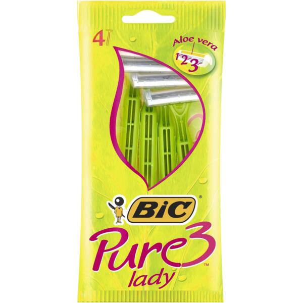 Бритвы одноразовые BIC Pure 3 Lady 4 шт
