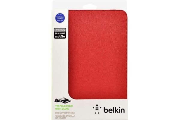 Чехол Galaxy Note 10.1 Belkin Tri-Fold Folio Stand красный (F8M457vfC02) фото 