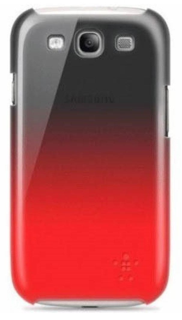 Аксессуары Belkin Чехол Galaxy S3 Belkin Shield Fade черно-красный (F8M405cwC01) фото 