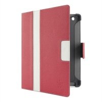 Чохол iPad 4Gen Belkin Folio Cinema Stripe PE/PU (Pink/рожевий) (F8N753cwC02)
