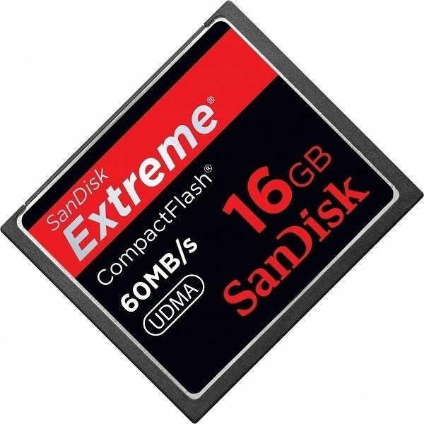 Карта памяти SANDISK CF 16GB Extreme R60 MB/s (SDCFX-016G-X46) фото 1