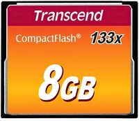 Карта памяти TRANSCEND CF 8GB 133X R50/W20 MB/s (TS8GCF133)