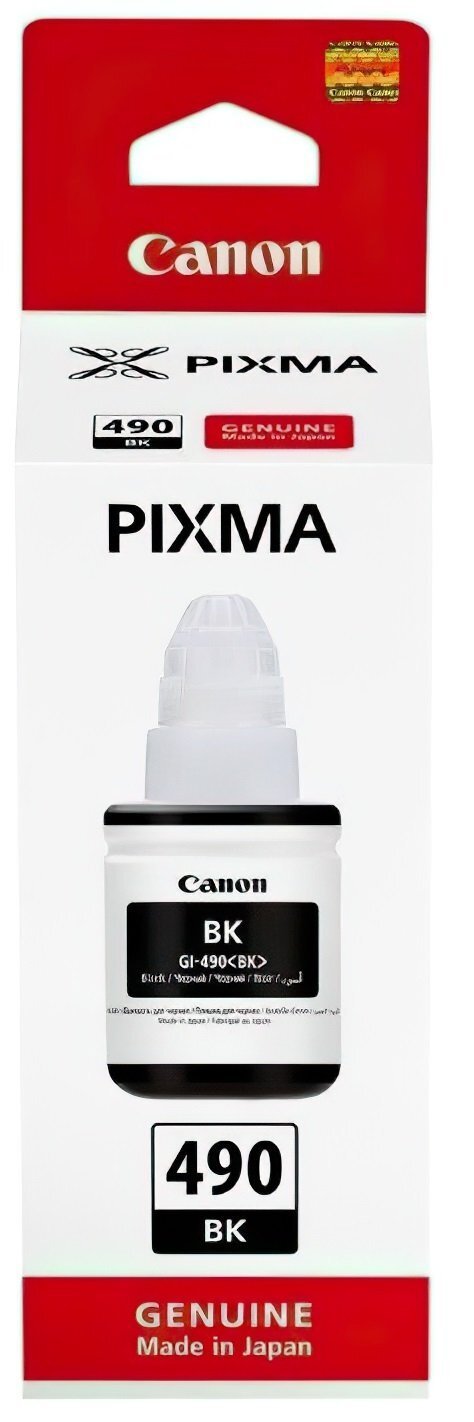  Чорнило CANON GI-490 PIXMA G1400/G2400/G3400 Black 135ml (0663C001) фото