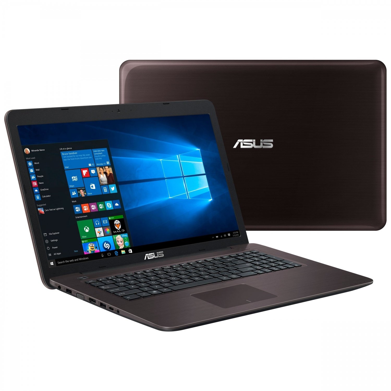 Ноутбук ASUS X756UX-T4003D (90NB0A31-M00030) фото 