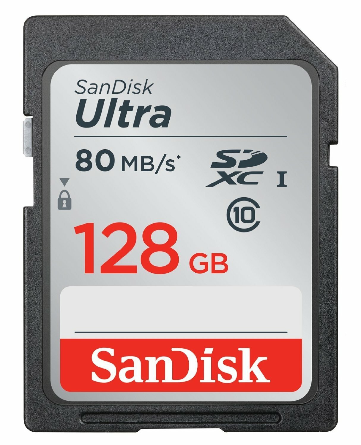 Карта памяти SANDISK SDXC 128GB Class 10 Ultra UHS-I R80/W10 MB/s (SDSDUNC-128G-GN6IN) фото 