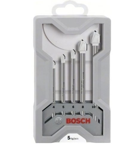 Набор сверл по плитке Bosch X-Pro 5 Expertceramic, 5 шт фото 1