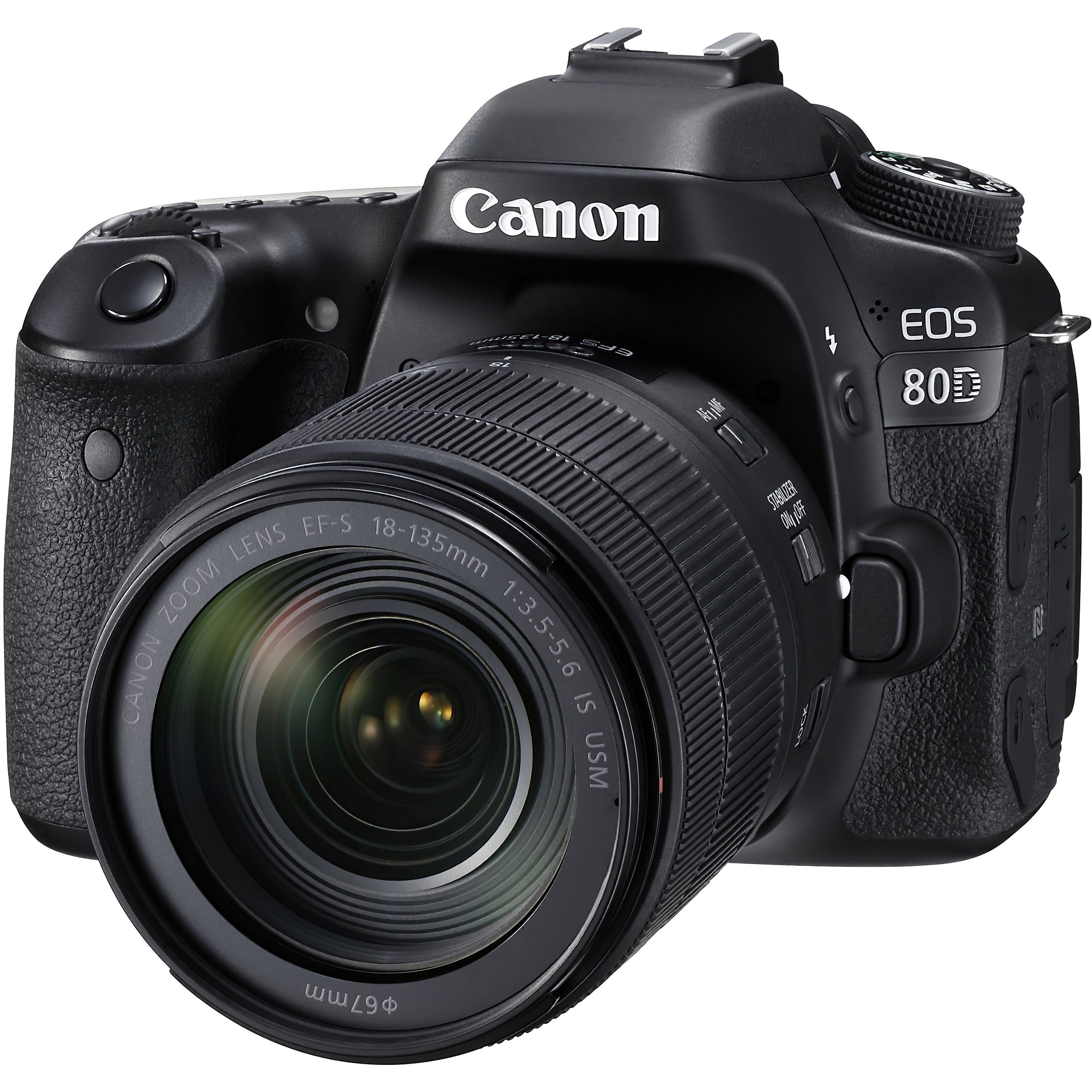 Фотоаппарат CANON EOS 80D + 18-135 IS nano USM (1263C040) фото 1