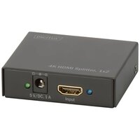 Видеосплиттер DIGITUS HDMI (INx1 - OUTx2), 4K, Black (DS-46304)