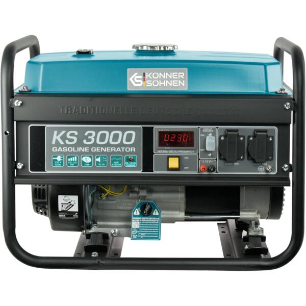 

Генератор бензиновый Konner&Sohnen KS 3000, 230В, 3кВт (KS3000)