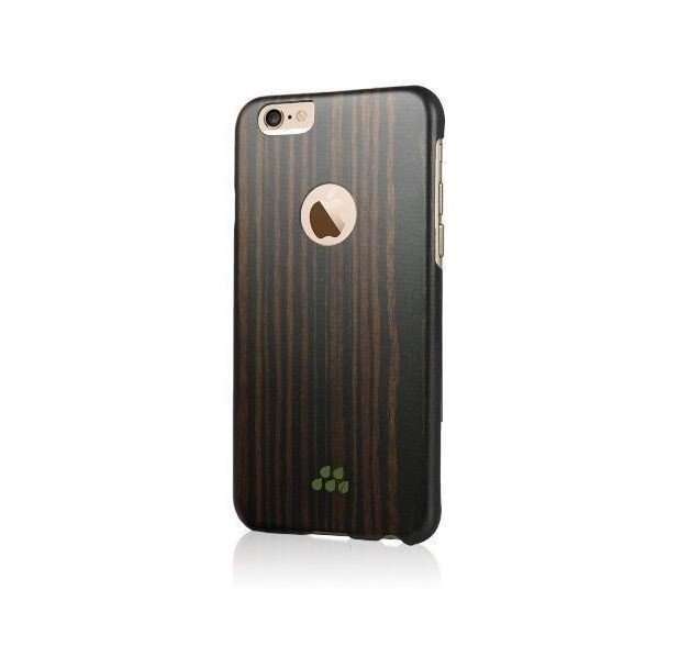 Чехол Evutec для iPhone 6/6s Wood (0,9 mm) Ebony фото 1