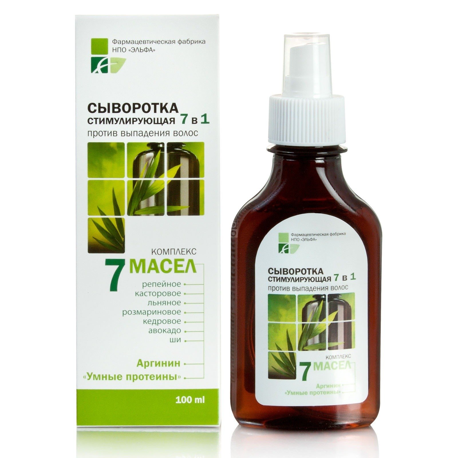 Сыворотка Elfa Pharm 7 масел 7в1 стимулирующая, 100 мл. фото 1