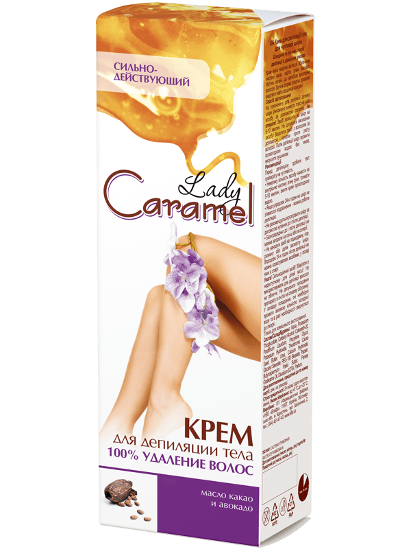 Крем для депиляции Caramel Удаление 100% 100 мл фото 1