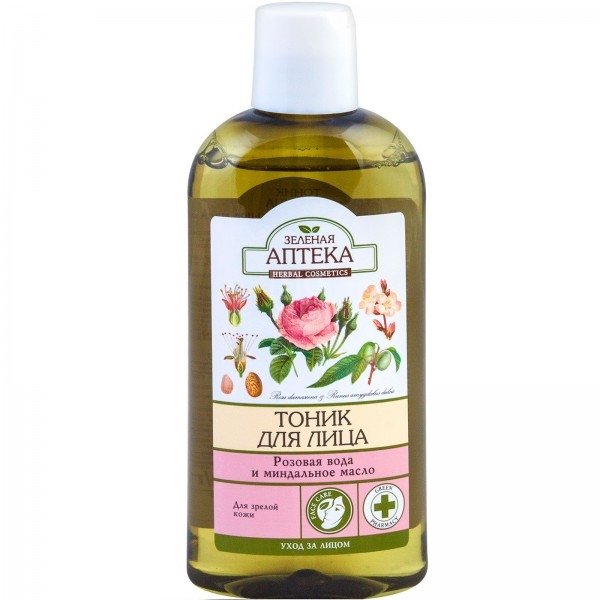 

Тоник для лица Green Pharmacy Роза и миндальное масло для зрелой кожи 200 мл
