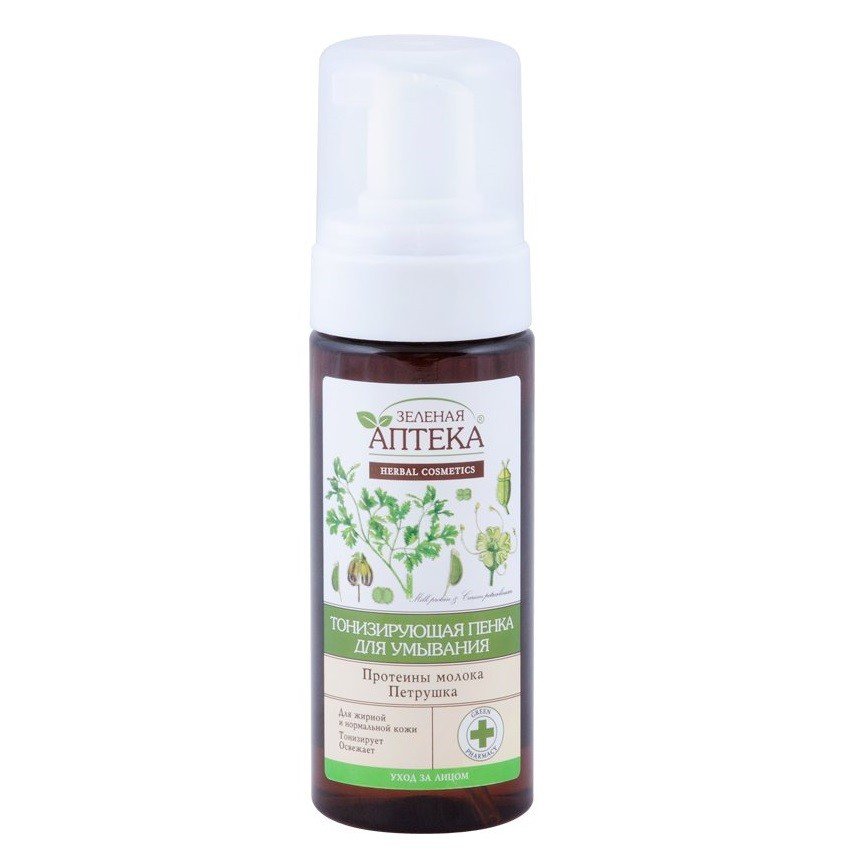 Пенка для умывания Зеленая Аптека Тонизирующая 150 мл фото 1