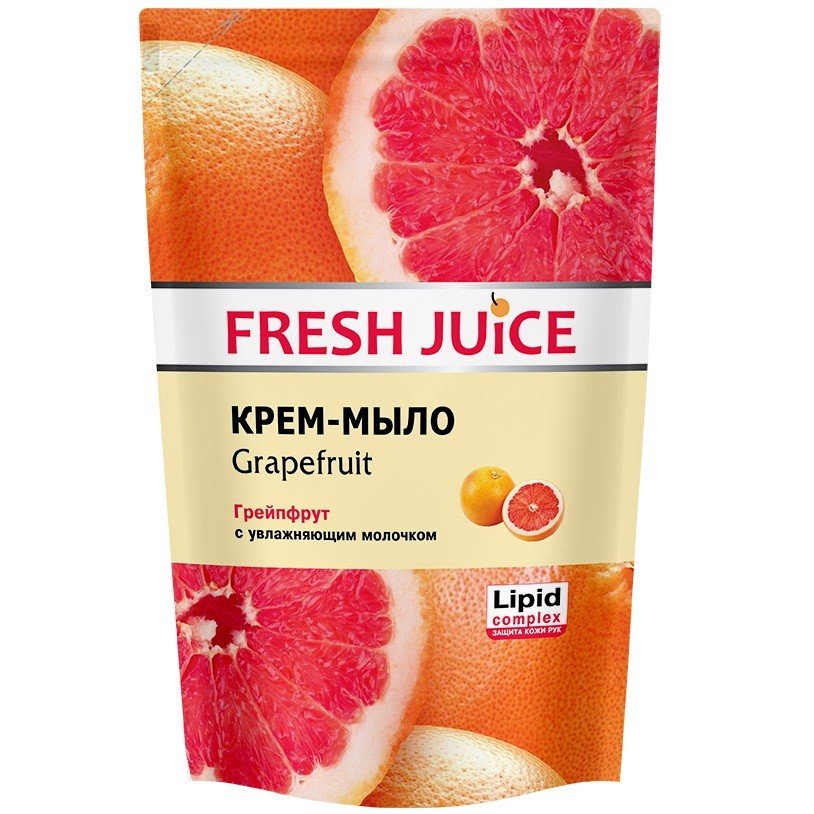Жидкое крем-мыло Fresh Juice Грейпфрут Запаска 460 мл фото 1